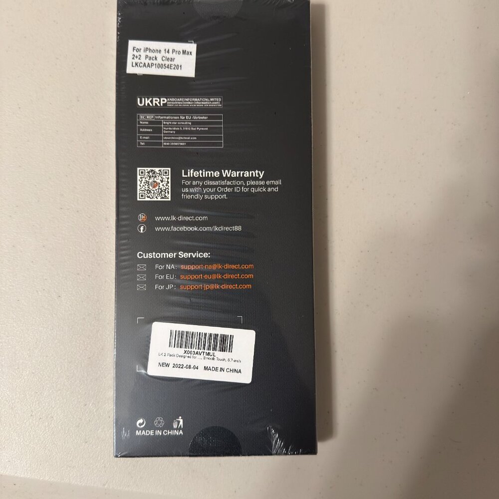iphone 14 pro max 2 pack clear screen protector